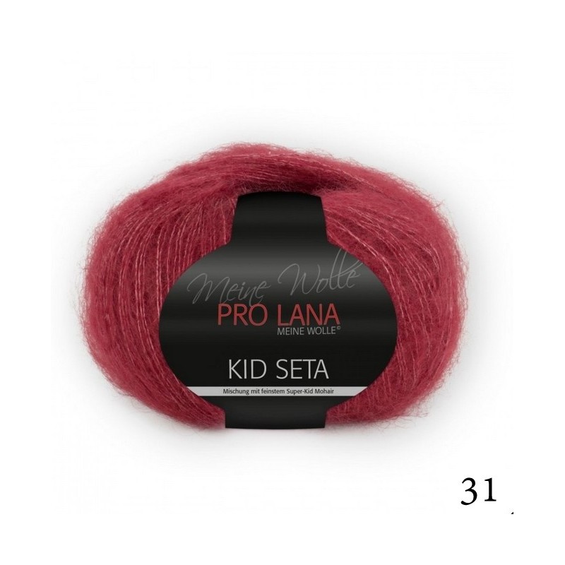 31 - rubino raudona Pro Lana Kid Seta