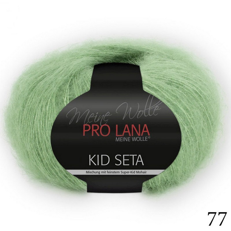 77 - šviesi žalia Pro Lana Kid Seta