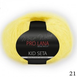 21 - citrinos geltona Pro Lana Kid Seta
