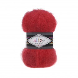 56 - raudona Alize Mohair Classic