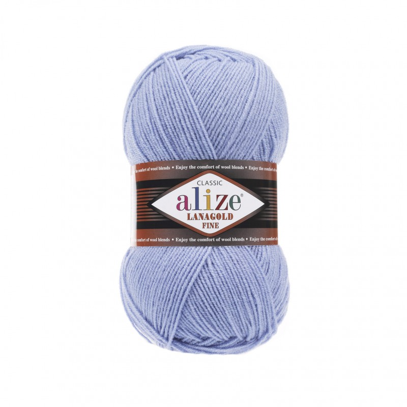 40 - levandos mėlyna Alize Lanagold Fine 40 - levandos mėlyna Alize Lanagold Fine
