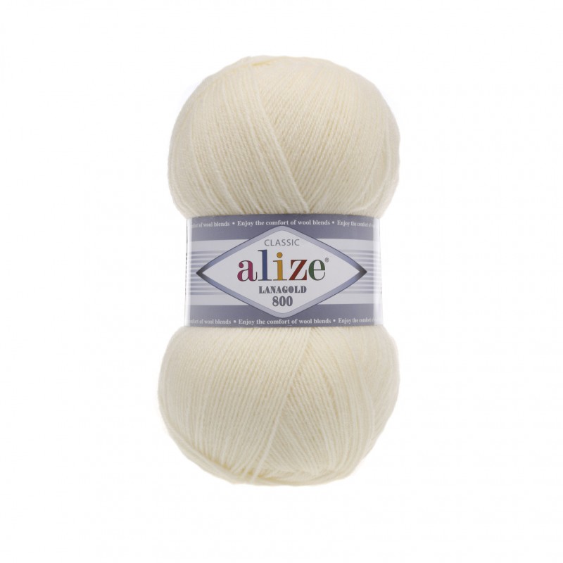 1 - kreminė Alize Lanagold 800 1 - kreminė Alize Lanagold 800