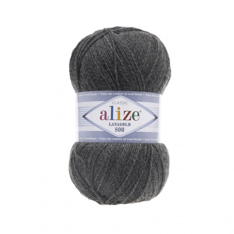 182 - vidutinė pilka Alize Lanagold 800 182 - vidutinė pilka Alize Lanagold 800