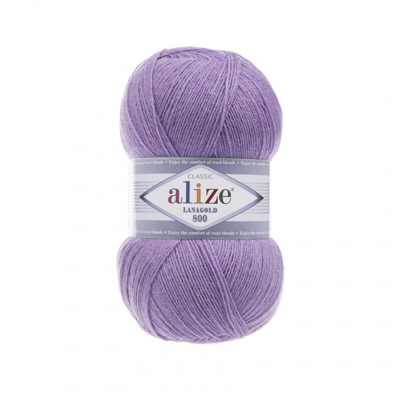 166 - šviesi violetinė Alize Lanagold 800 166 - šviesi violetinė Alize Lanagold 800