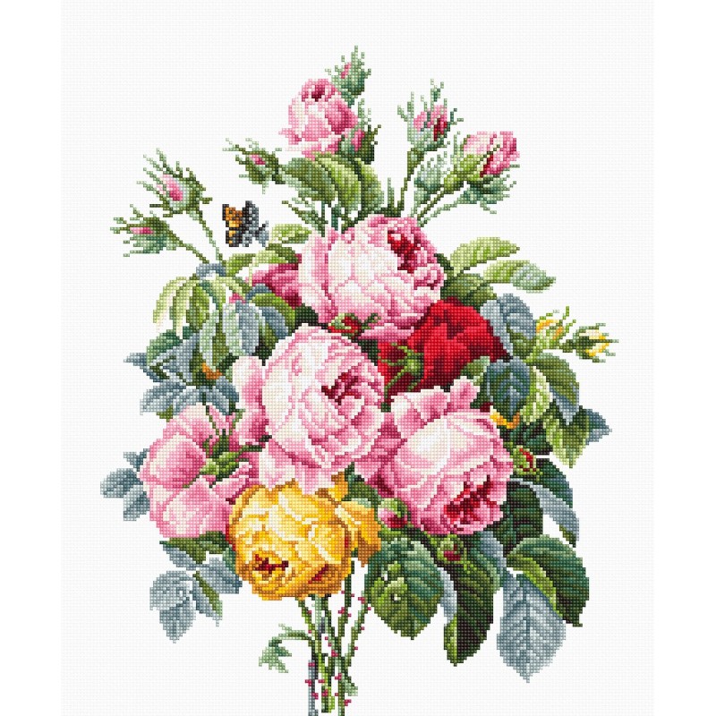 BA2372 - Roses (Roses) siuvinėjimo rinkinys Luca-S