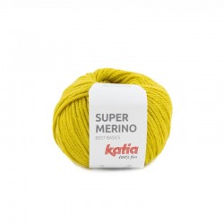 13 - geltona citrina Katia Super Merino