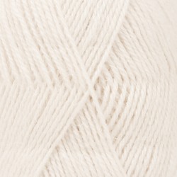 100 - pieno balta DROPS Alpaca