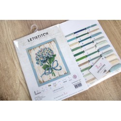 LETI 973 - Mėlyna I (Blue I) siuvinėjimo rinkinys Letistitch