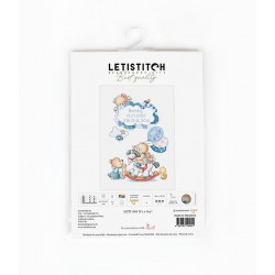 LETI 968 - Tai berniukas! (It's a boy!) siuvinėjimo rinkinys Letistitch