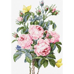 BA2373 - Rožių puokštė (Bouquet of roses) siuvinėjimo rinkinys Luca-S