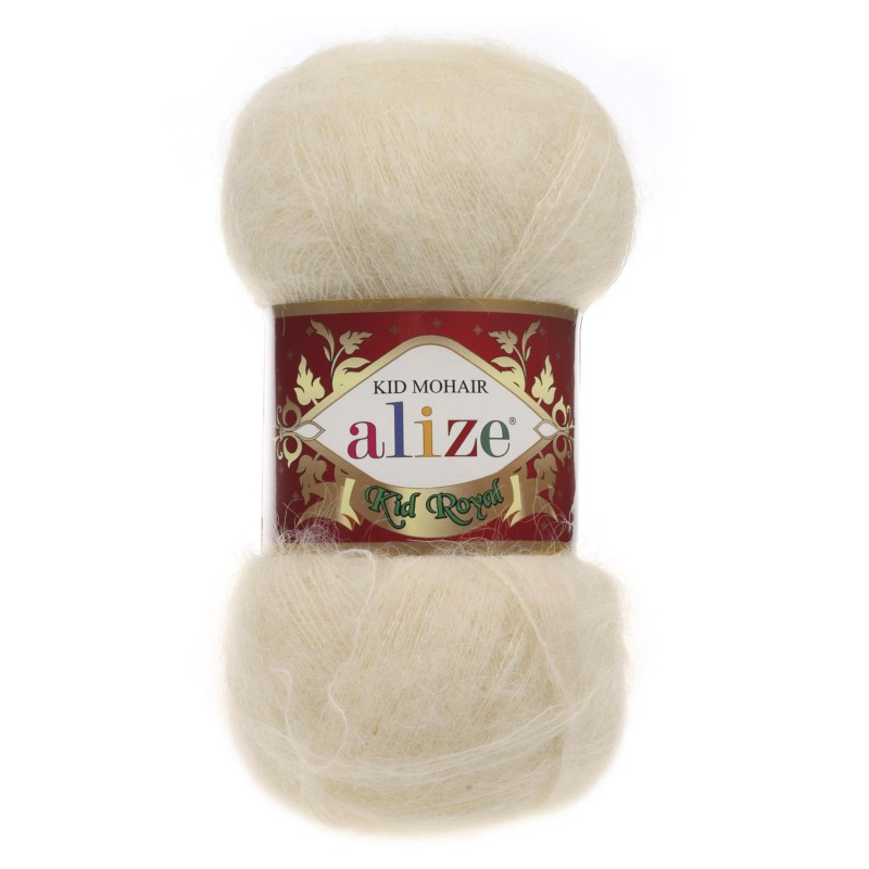 67 - kreminė Alize Kid Mohair