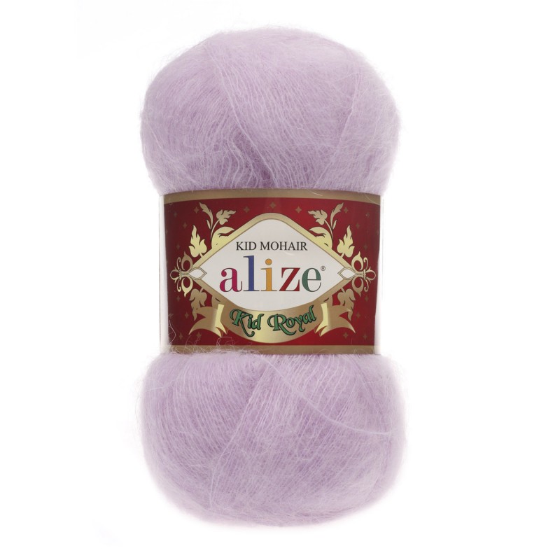 27 - alyvinė Alize Kid Mohair