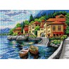 3027R 50x70 cm kanva su atspaustu piešiniu Orchidea