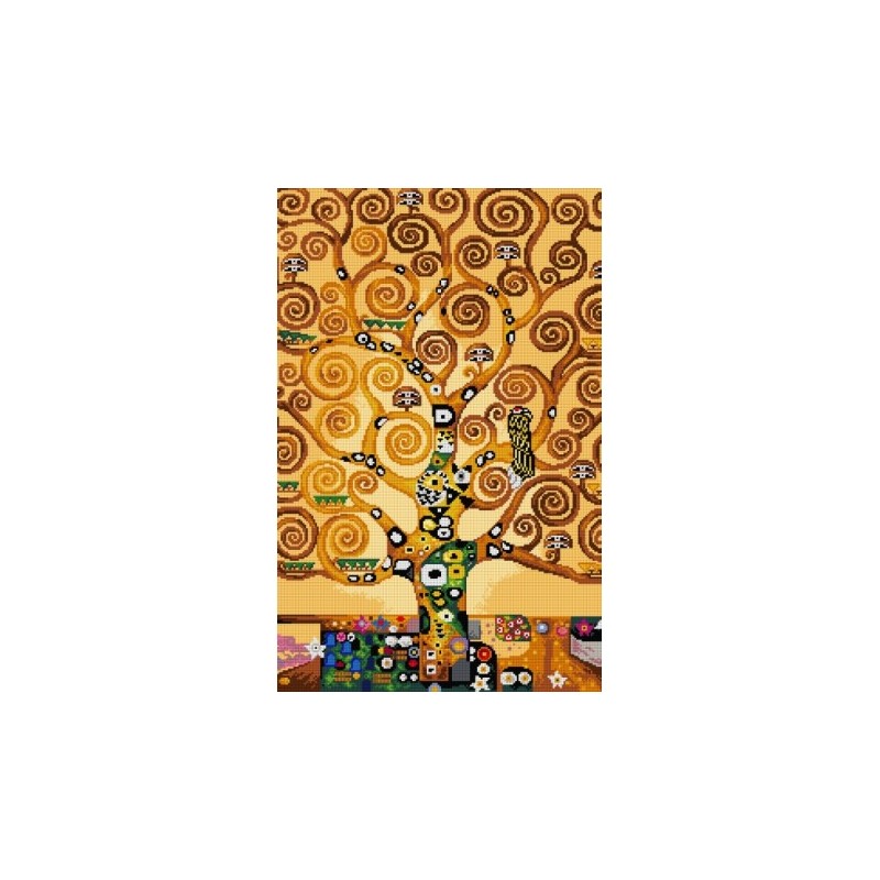 3151R 50x70 cm kanva su atspaustu piešiniu Orchidea