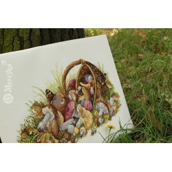 K-127 - Grybai (Mushrooms) siuvinėjimo rinkinys Merejka
