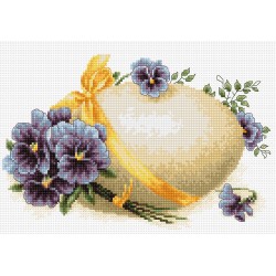 B103 - Velykų atvirutė (Easter greeting card) siuvinėjimo rinkinys Luca-S