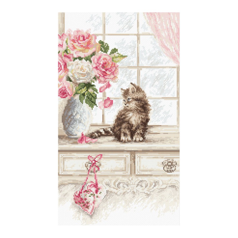 LETI 976 - Kačiukas (Kitten) siuvinėjimo rinkinys Letistitch