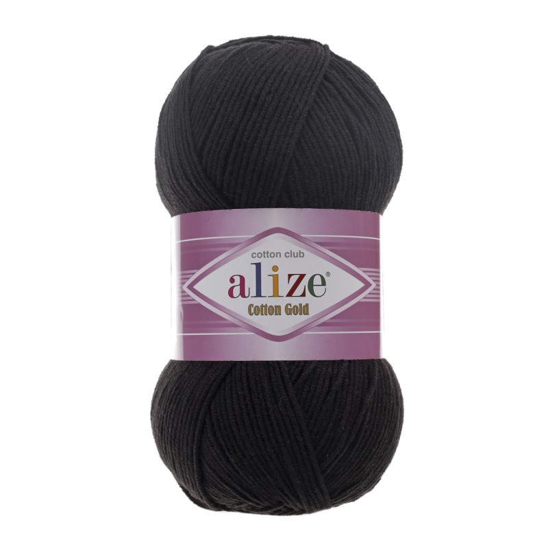 60 - juoda Alize Cotton Gold 60 - juoda Alize Cotton Gold