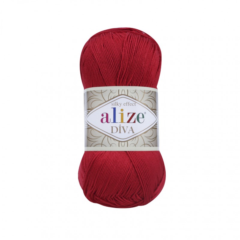 106 - raudona Alize Diva 106 - raudona Alize Diva