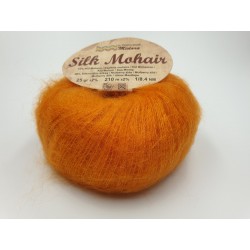 S125 - oranžinė Midara Silk Mohair