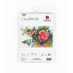B2383 - Raudonos rožės (Red roses) siuvinėjimo rinkinys Luca-S