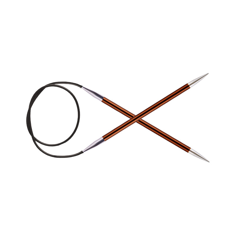 KnitPro Zing 100 cm virbalai su valu
