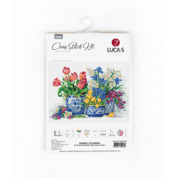 B2386 - Pavasario gėlės (Spring flowers) siuvinėjimo rinkinys Luca-S