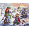 LETI 970 - Linksmumas (Fun loving Merriment) siuvinėjimo rinkinys Letistitch