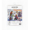 LETI 970 - Linksmumas (Fun loving Merriment) siuvinėjimo rinkinys Letistitch