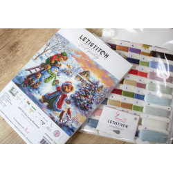 LETI 970 - Linksmumas (Fun loving Merriment) siuvinėjimo rinkinys Letistitch