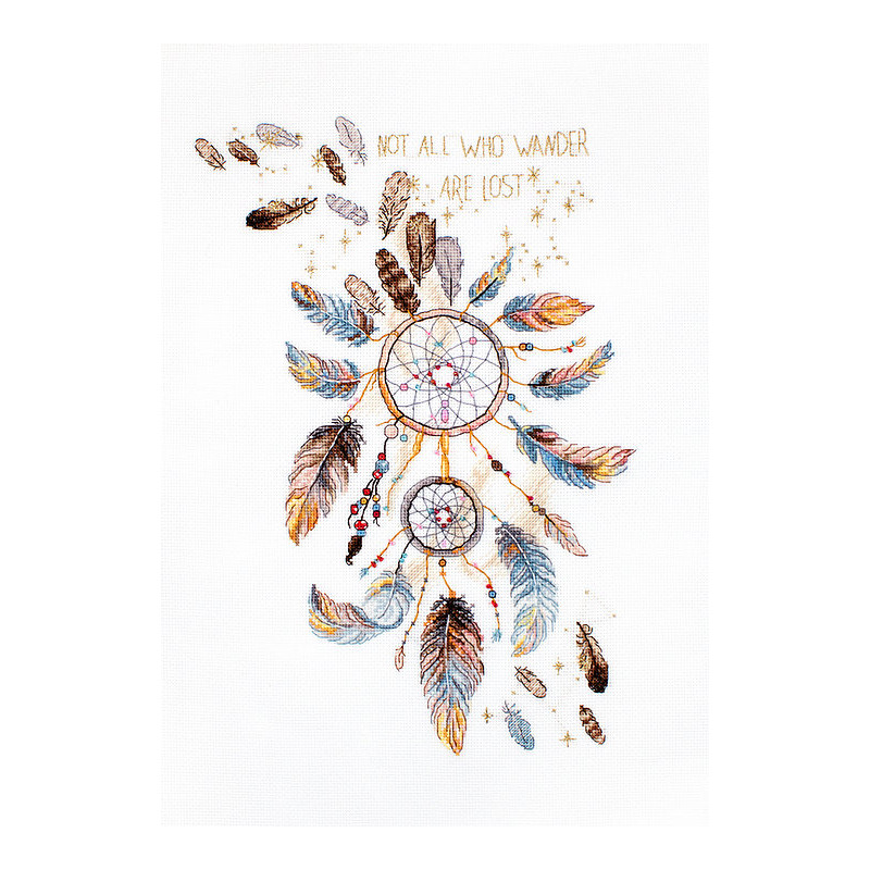 LETI 984 - Niekada nenustok svajoti (Never stop dreaming) siuvinėjimo rinkinys Letistitch