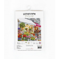 LETI 986 - Gėlių parduotuvė (Flower shop) siuvinėjimo rinkinys Letistitch