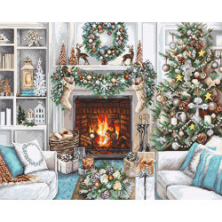 B2394 - Kalėdinis interjeras (Christmas interior) siuvinėjimo rinkinys Luca-S