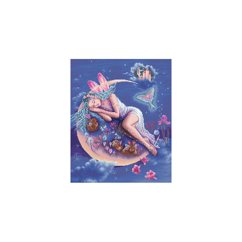 LETI 995 - Vakaro sapnai (Evening dreams) siuvinėjimo rinkinys Letistitch