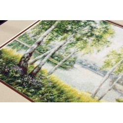 B526 - Beržai šviesoje (Native Birches in the light) siuvinėjimo rinkinys Luca-S