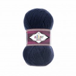 58 - tamsi mėlyna Alize Superwash Comfort 100