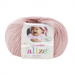 161 - rausva Alize Baby Wool
