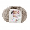 167 - pilkšvai rusva Alize Baby Wool