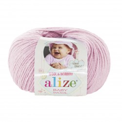 184 - šviesi rožinė Alize Baby Wool