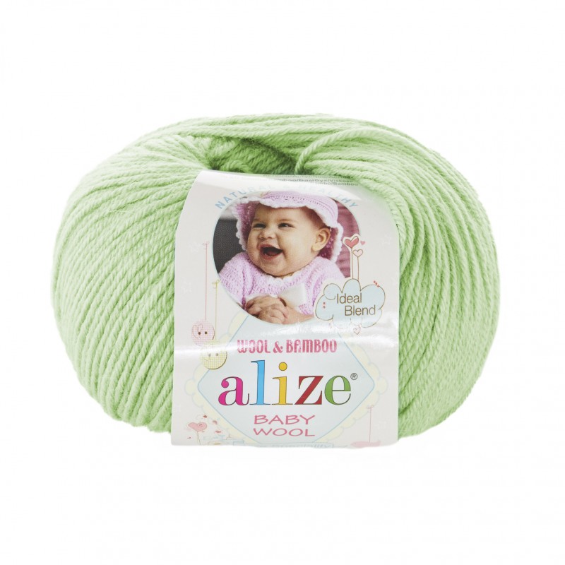 41 - obuolio žalia Alize Baby Wool