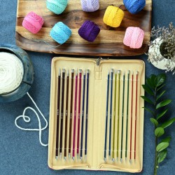 KnitPro Zing ilgų 35 cm virbalų rinkinys