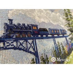 K-205 - Kalnų geležinkelis (Mountain Railway) siuvinėjimo rinkinys Merejka