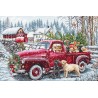 L8014 - Kalėdinis pristatymas (Christmas Delivery) siuvinėjimo rinkinys Letistitch