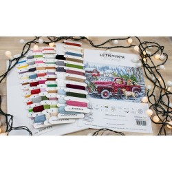 L8014 - Kalėdinis pristatymas (Christmas Delivery) siuvinėjimo rinkinys Letistitch