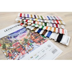 LETI 8022 - Regent gatvė (Regent street) siuvinėjimo rinkinys Letistitch