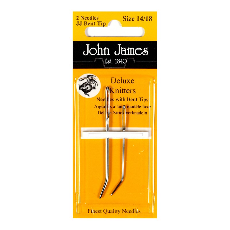 JJ Bent Tip - mezgėjų adatos 14/18, 2 vnt. JJ Bent Tip - mezgėjų adatos 14/18, 2 vnt.