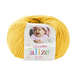 548 - geltona Alize Baby Wool