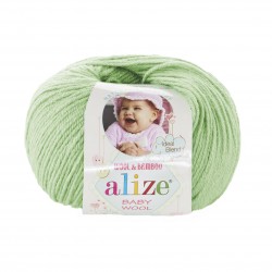 188 - Nilo žalia Alize Baby Wool