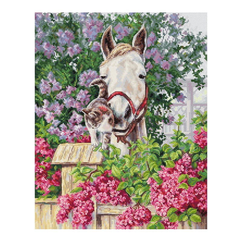 B7012 - Švelni meilė (Gentle Affection) siuvinėjimo rinkinys Luca-S