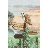LETI L8031 - Žvirblinė pelėda (Barn owl) siuvinėjimo rinkinys Letistitch